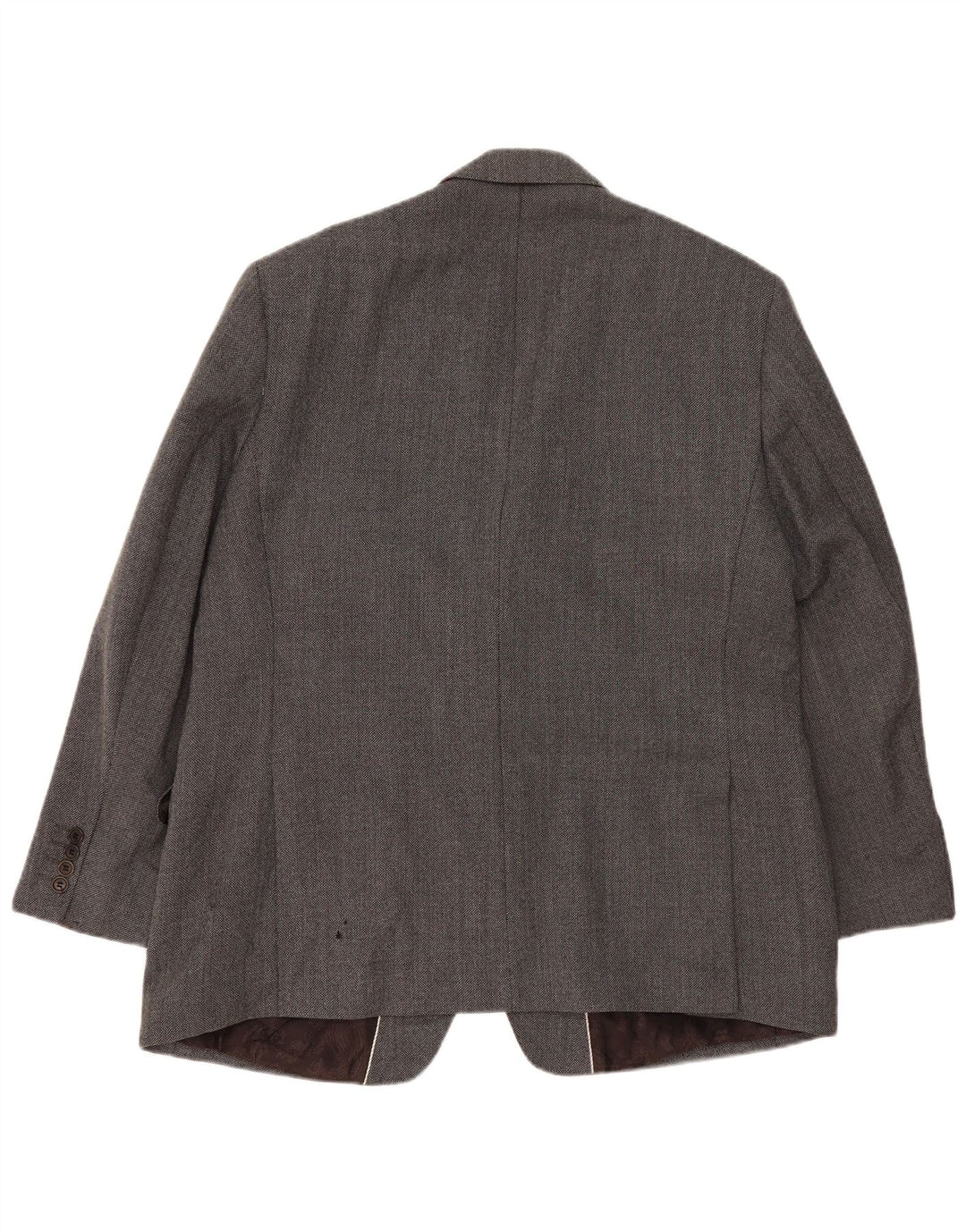 Marks & Spencer Herren Autograph 2-Knopf-Blazerjacke UK 46 XL Graue Wolle