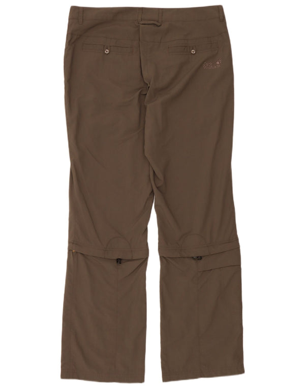 Jack Wolfskin Damen Straight Chino Hose UK 16/18 Large W34 L33 Braun