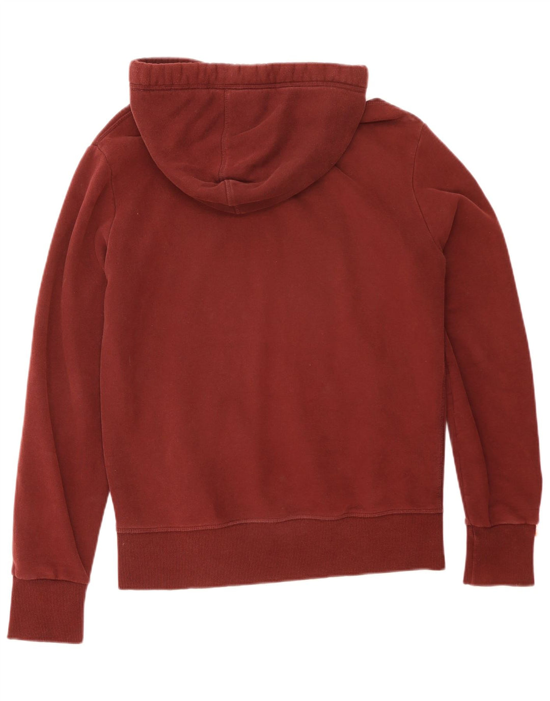 Superdry Herren-Kapuzenpullover aus mittlerer burgunderroter Baumwolle