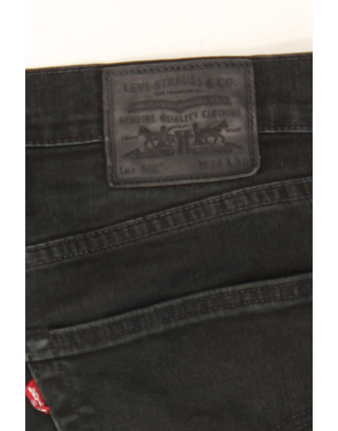 Levi's Herren 502 Tapered Jeans W34 L30 Schwarz