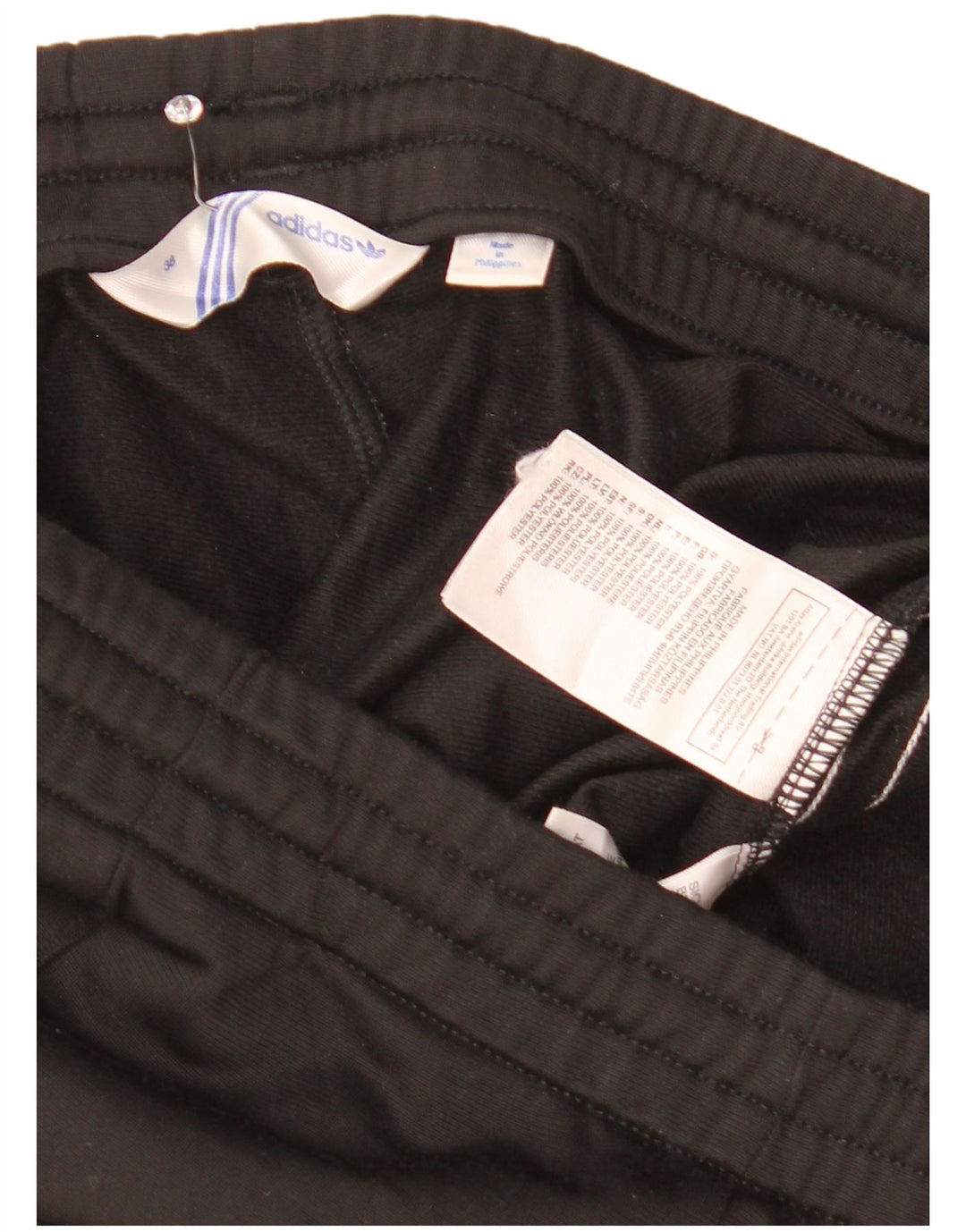 Adidas Damen Trainingshose EU 38 Medium Schwarz Polyester