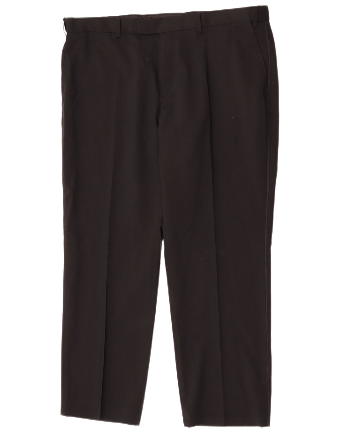Marks & Spencer Herren-Anzughose in normaler Passform, W40, L29, schwarze Wolle