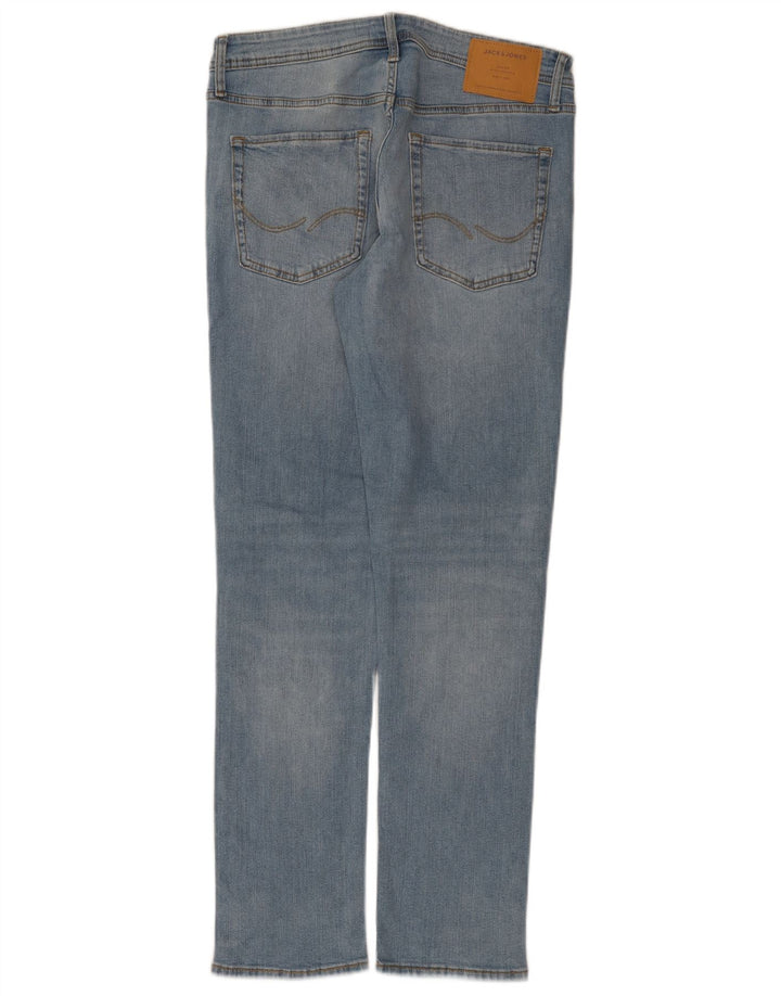Jack & Jones Herren Slim Jeans W32 L32 Blaue Baumwolle