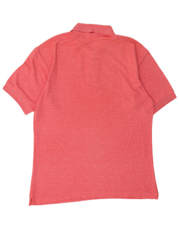 Fila Herren Loose Fit Poloshirt IT 44 XS Rosa Baumwolle