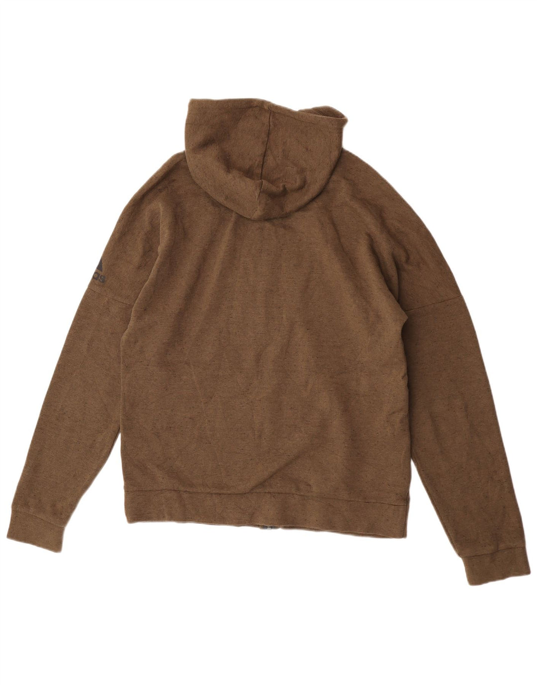 Adidas Herren-Kapuzenpullover mit Reißverschluss, groß, braun