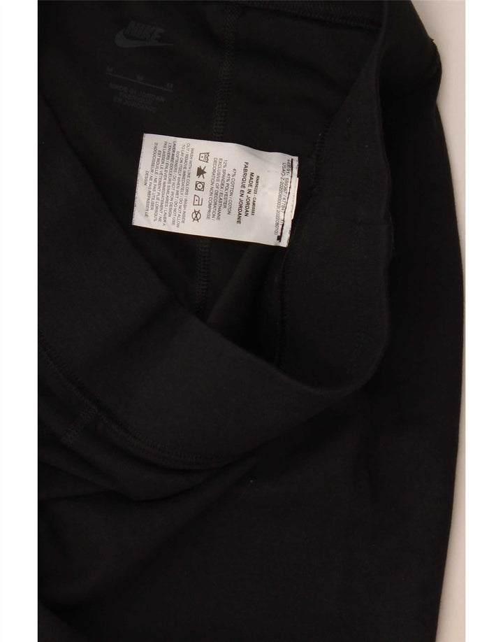 Nike Womens Graphic Leggings UK 12 Mittelschwarze Baumwolle