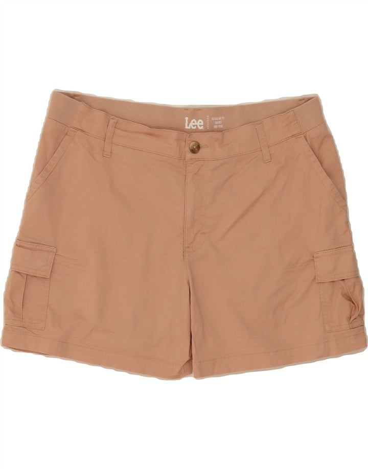 LEE Womens Mid Rise Regular Fit Cargo Shorts W36 XL Beige Vintage Lee and Second-Hand Lee from Messina Hembry 