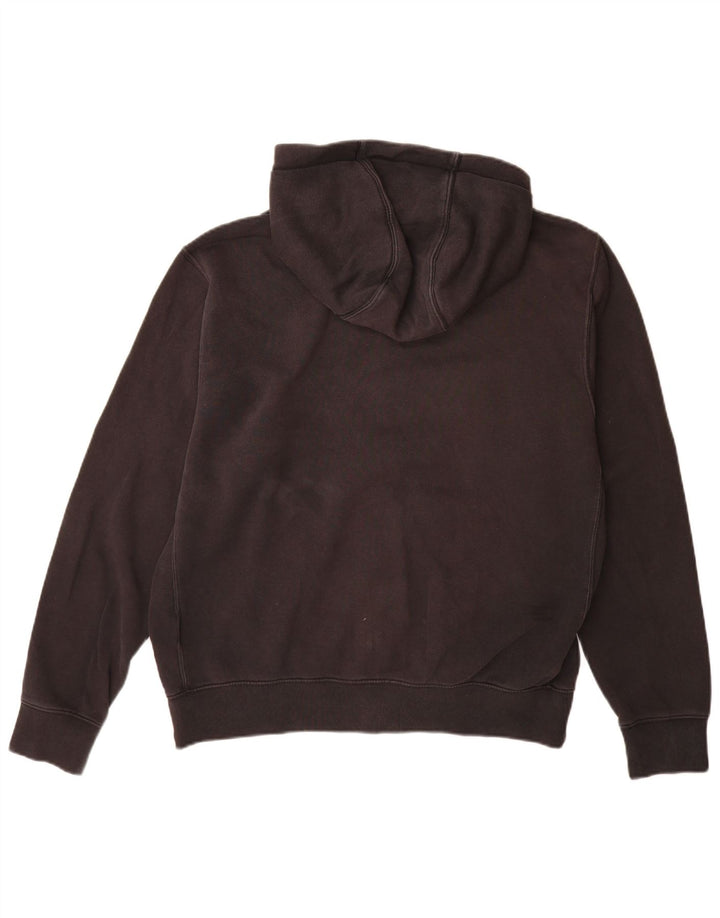 Nike Herren-Kapuzenpullover mit Reißverschluss, mittelschwarz, Baumwolle