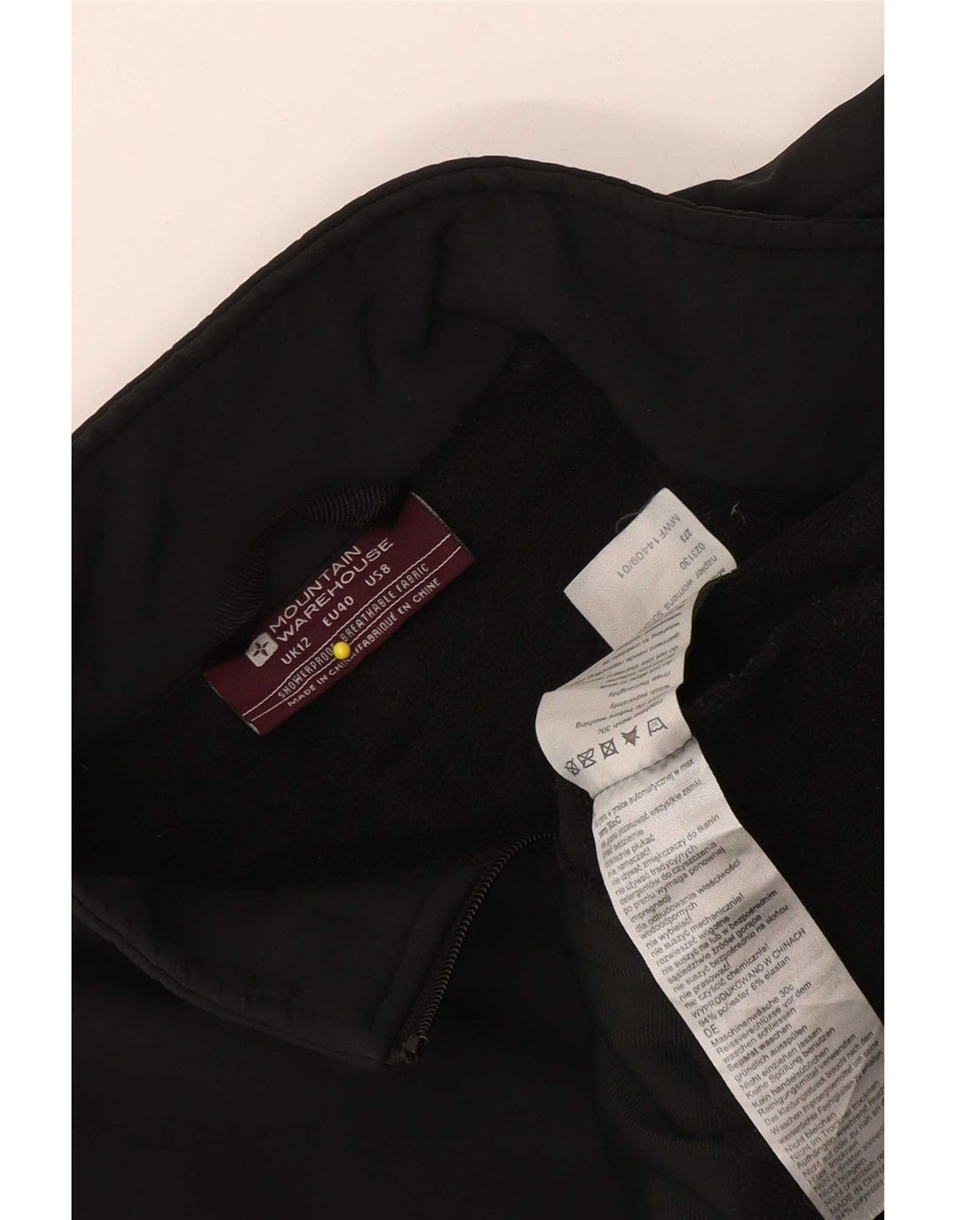 Mountain Warehouse Damen-Windbreaker-Jacke, UK 12, Mittelschwarz, Polyester