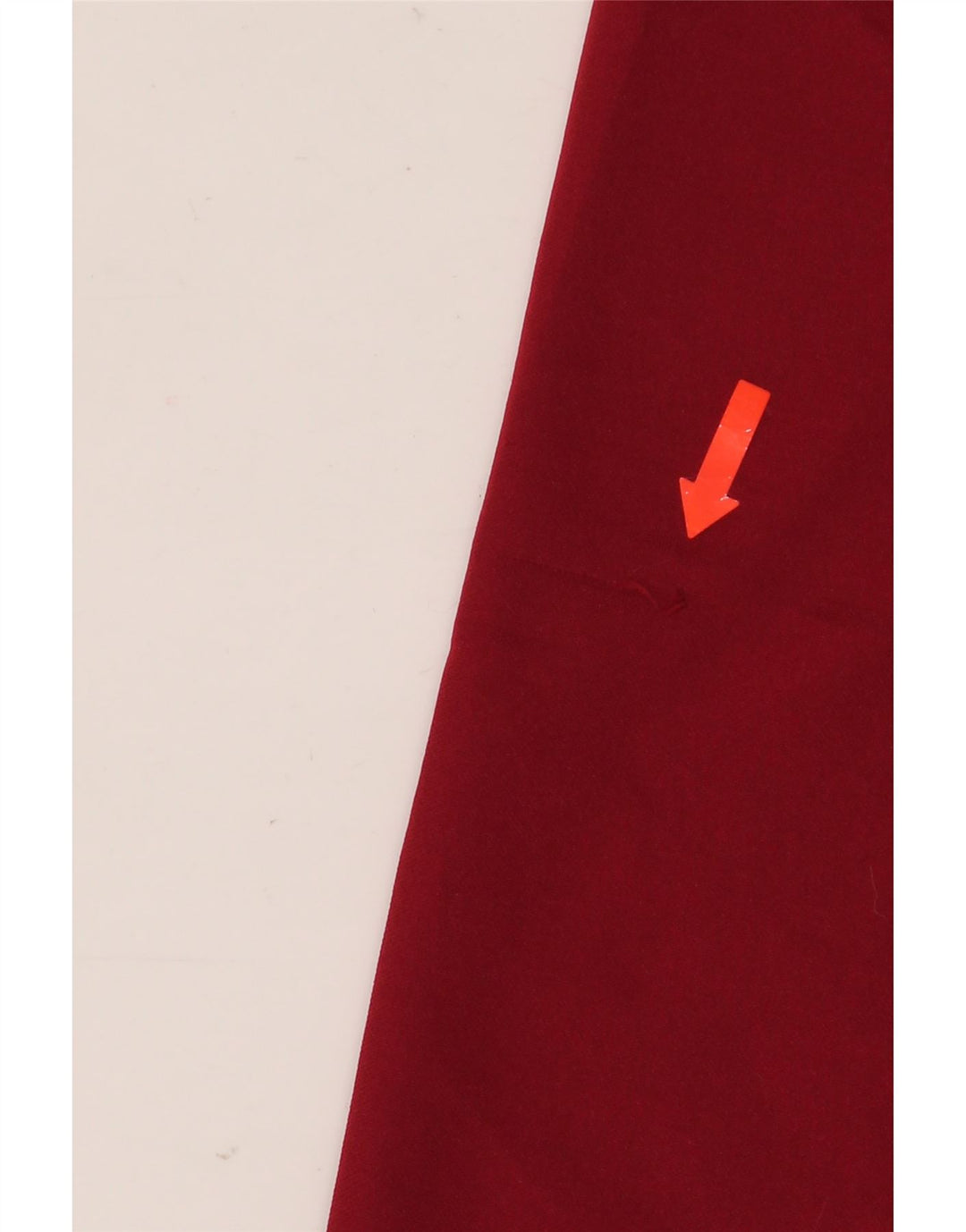 ERREA Herren-Kapuzenpullover mit Reißverschluss, groß, aus rotem Polyester
