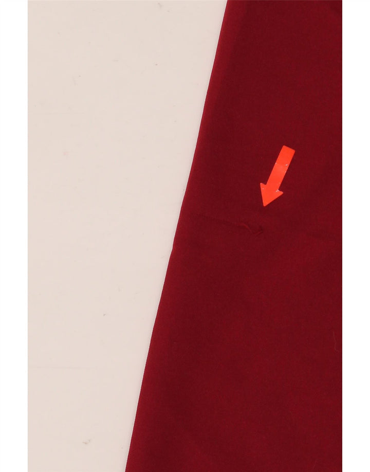 ERREA Herren-Kapuzenpullover mit Reißverschluss, groß, aus rotem Polyester