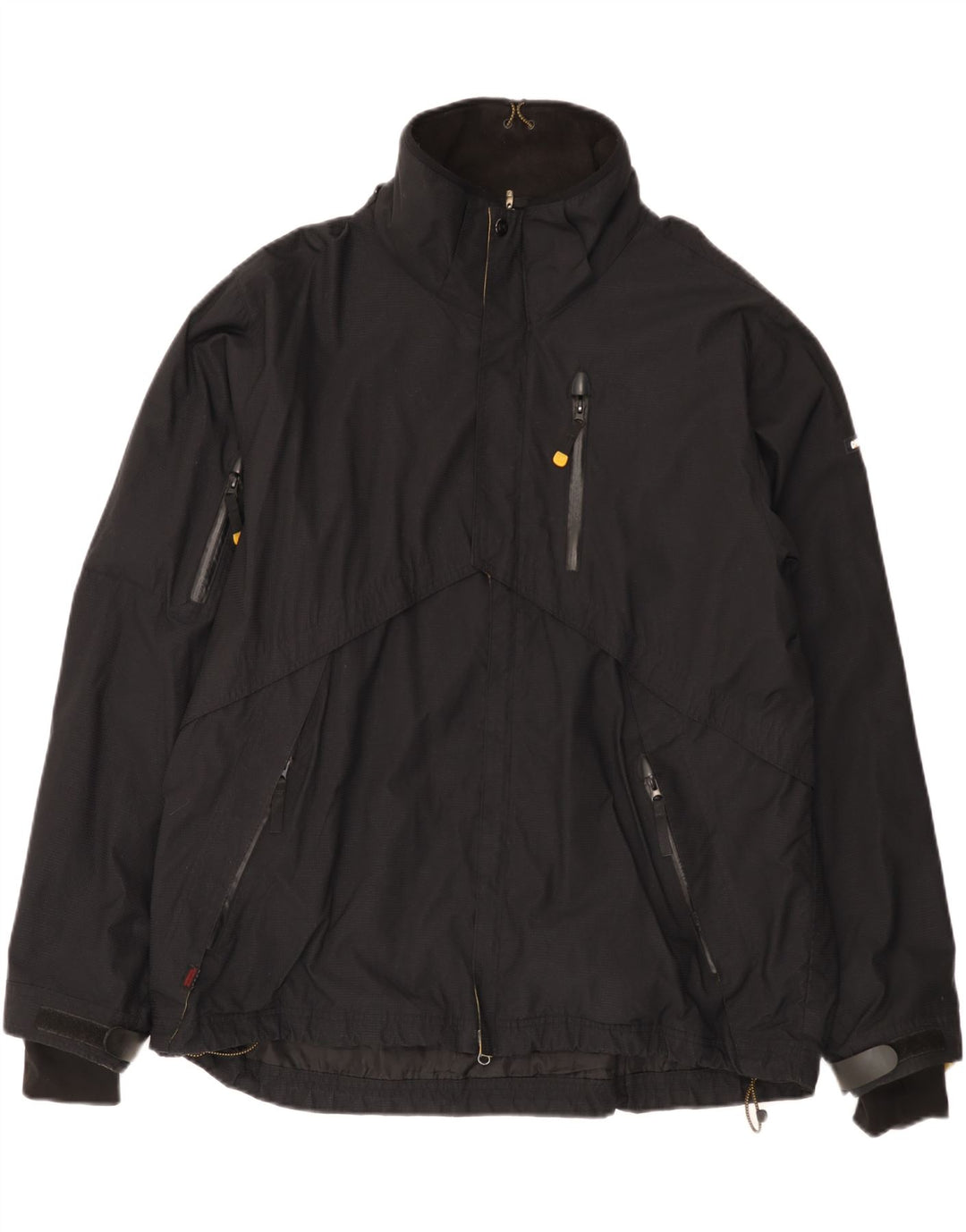 CAT Herren Regenjacke UK 44 2XL Schwarzes Nylon
