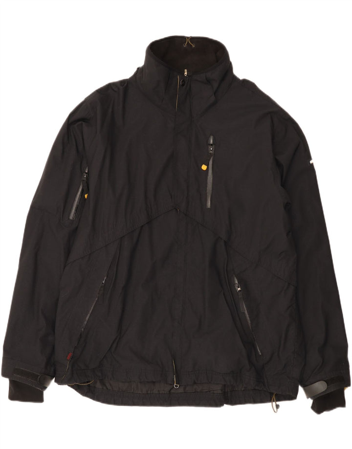 CAT Herren Regenjacke UK 44 2XL Schwarzes Nylon
