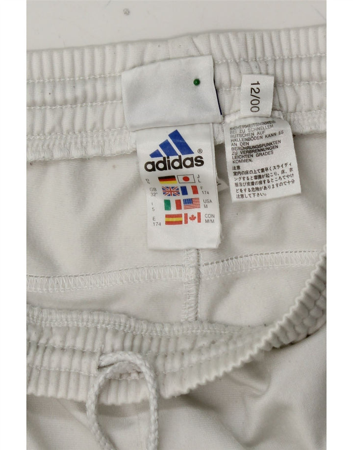 ADIDAS Herren-Trainingshose, mittelweißes Polyester