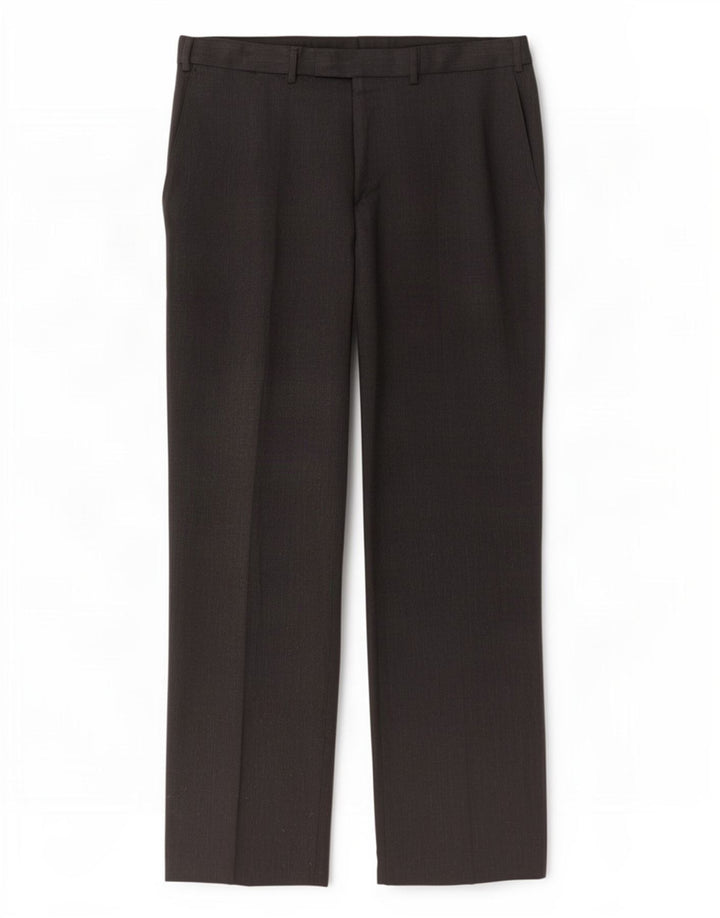 Gerade Herren-Anzughose von Marks & Spencer, W36, L31, grau, Polyester