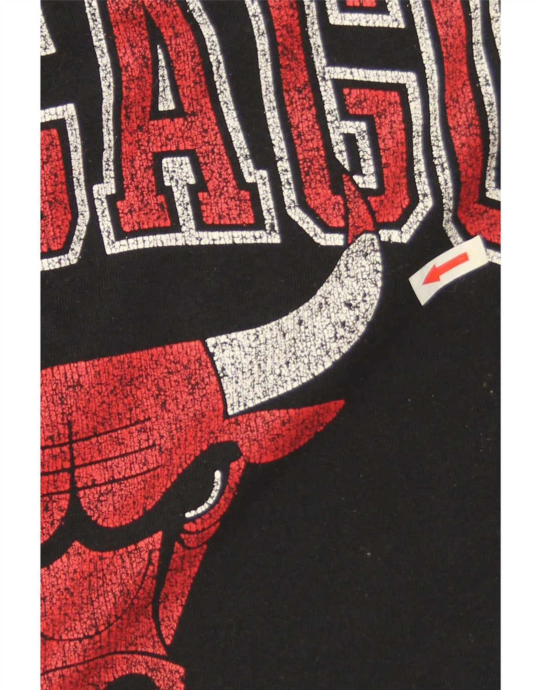 NBA Herren Chicago Bulls Grafik-Sweatshirt in Übergröße, Größe S, Schwarz
