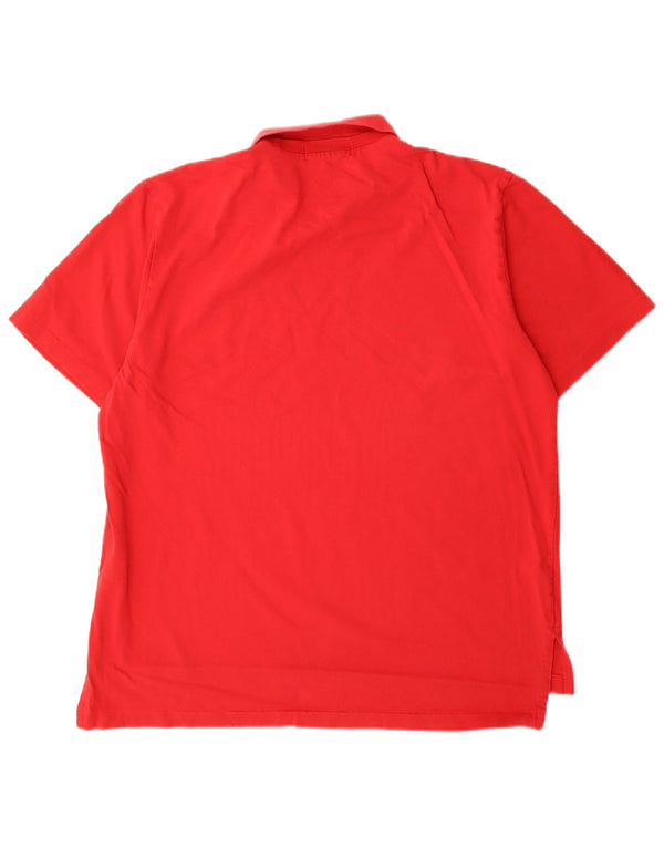 Polo Ralph Lauren Herren-Poloshirt XL, rote Baumwolle