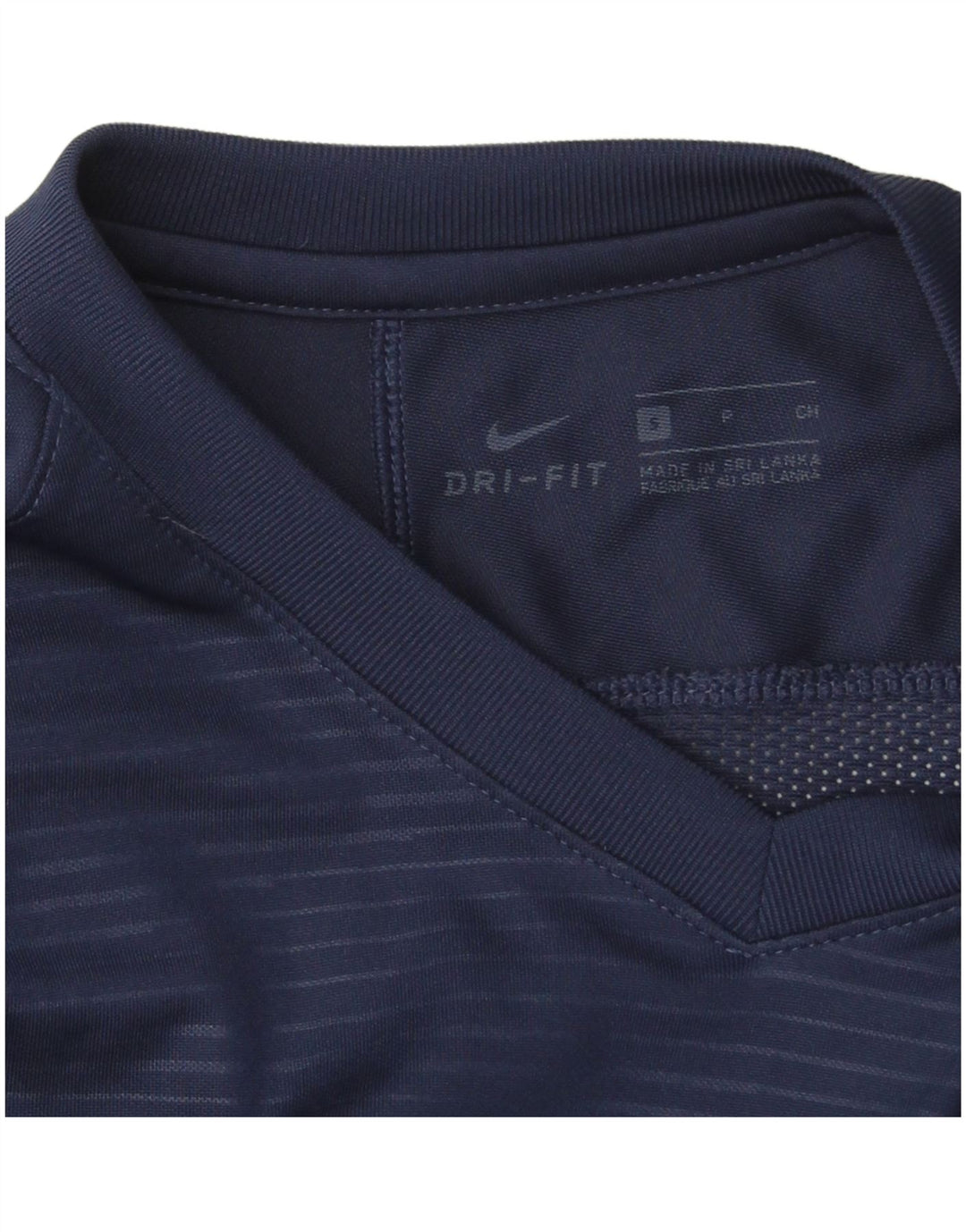 Nike Herren-Dri-Fit-Oberteil, langärmlig, klein, Marineblau, Farbblock-Polyester