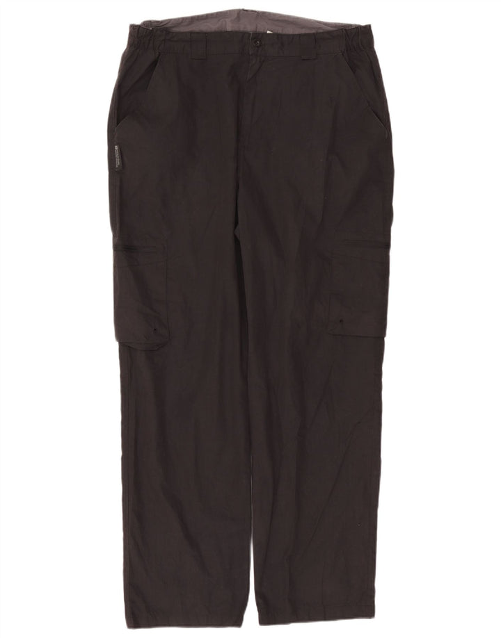 Mountain Warehouse Gerade Cargohose für Damen, W36, L30, Schwarz, Polyester