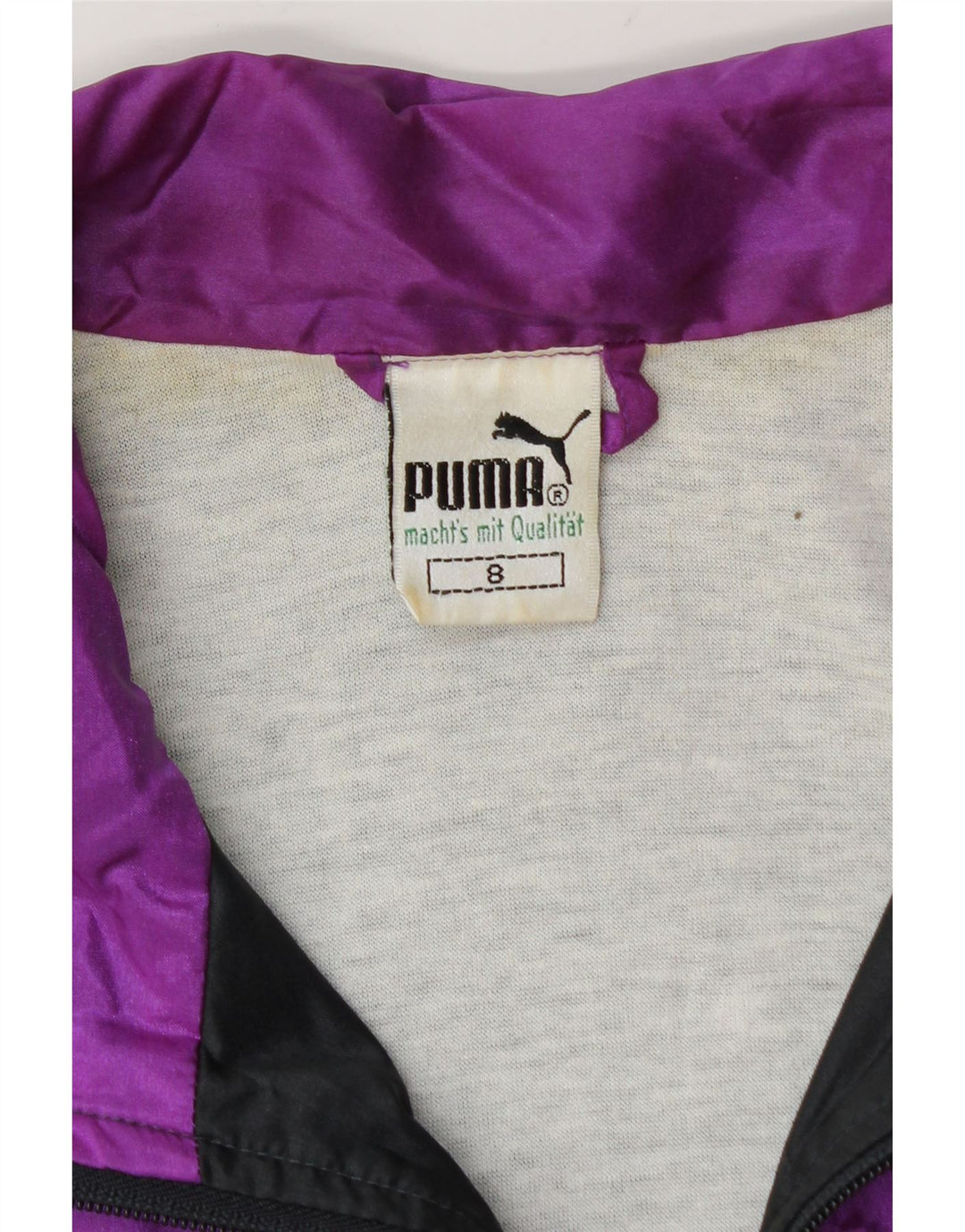Puma Herren-Trainingsanzug-Oberteil, übergroß, Jacke, Mittelschwarz, Colourblock-Polyamid