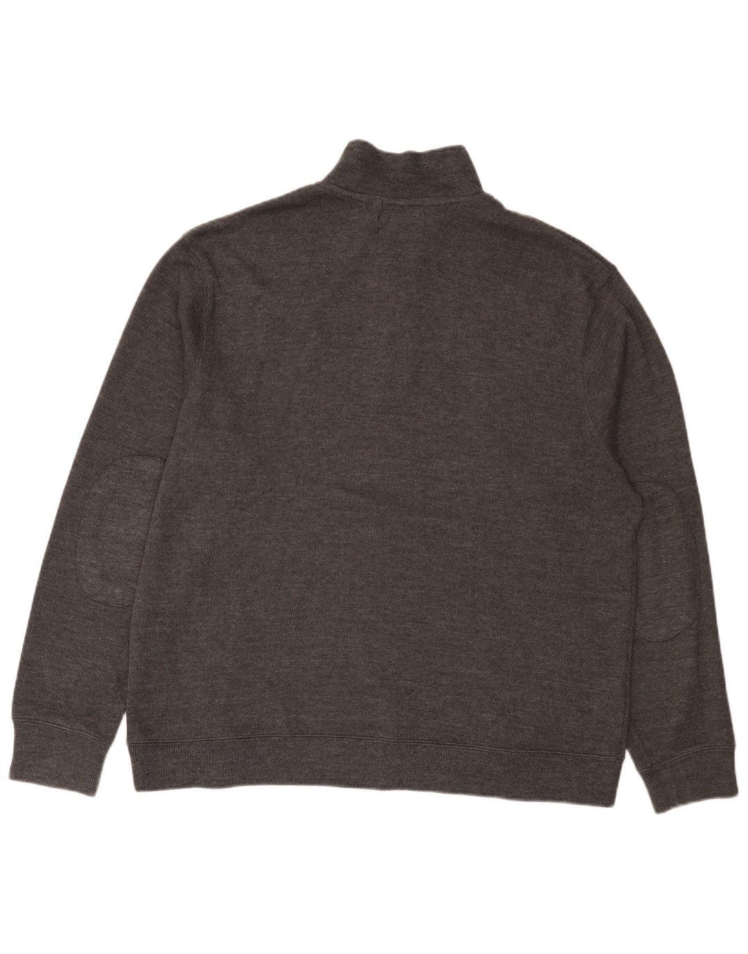 Pierre Cardin Herren-Sweatshirt mit Reißverschluss am Hals, 2XL, graue Baumwolle
