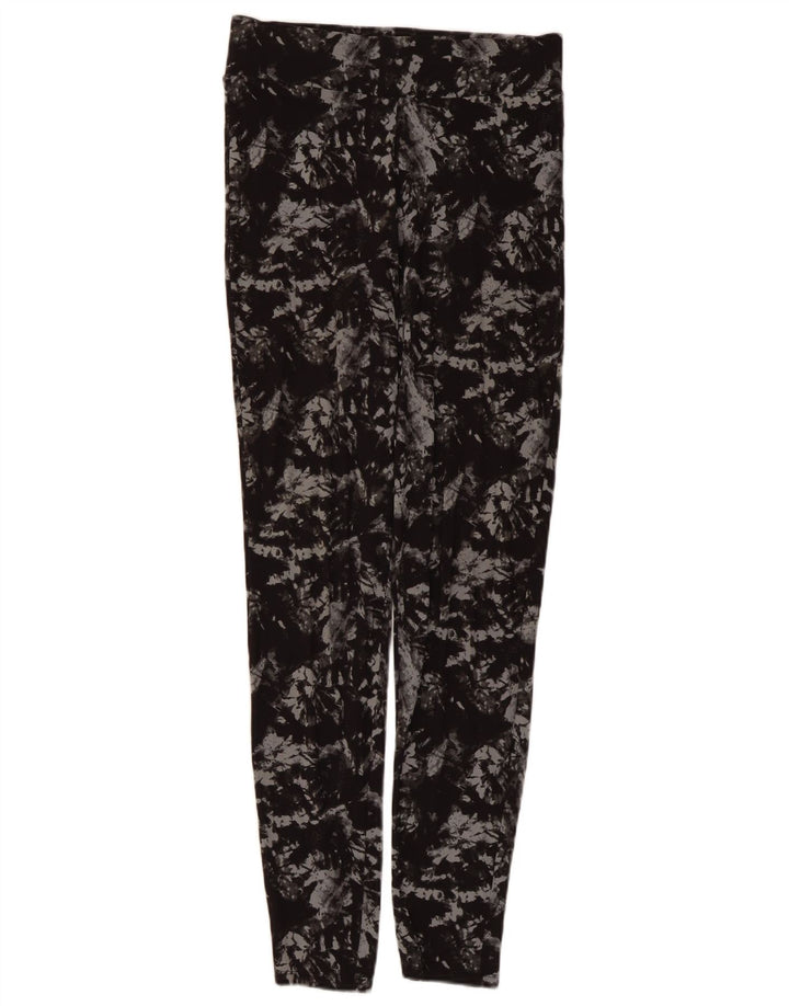 Marks & Spencer Damen Leggings UK 8 Small Graue Batik-Viskose