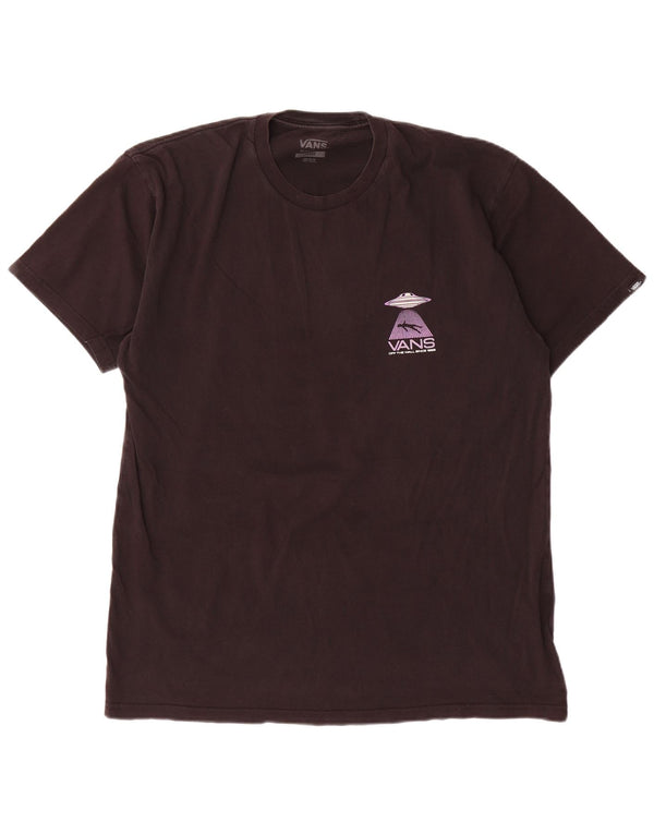 Vans Herren T-Shirt mit klassischer Passform, Grafik, Größe L, Schwarz, Baumwolle
