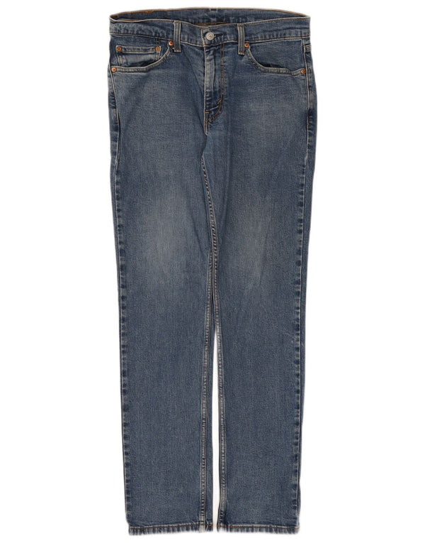 Levi's Herren 511 Slim Jeans W32 L32 Blaue Baumwolle