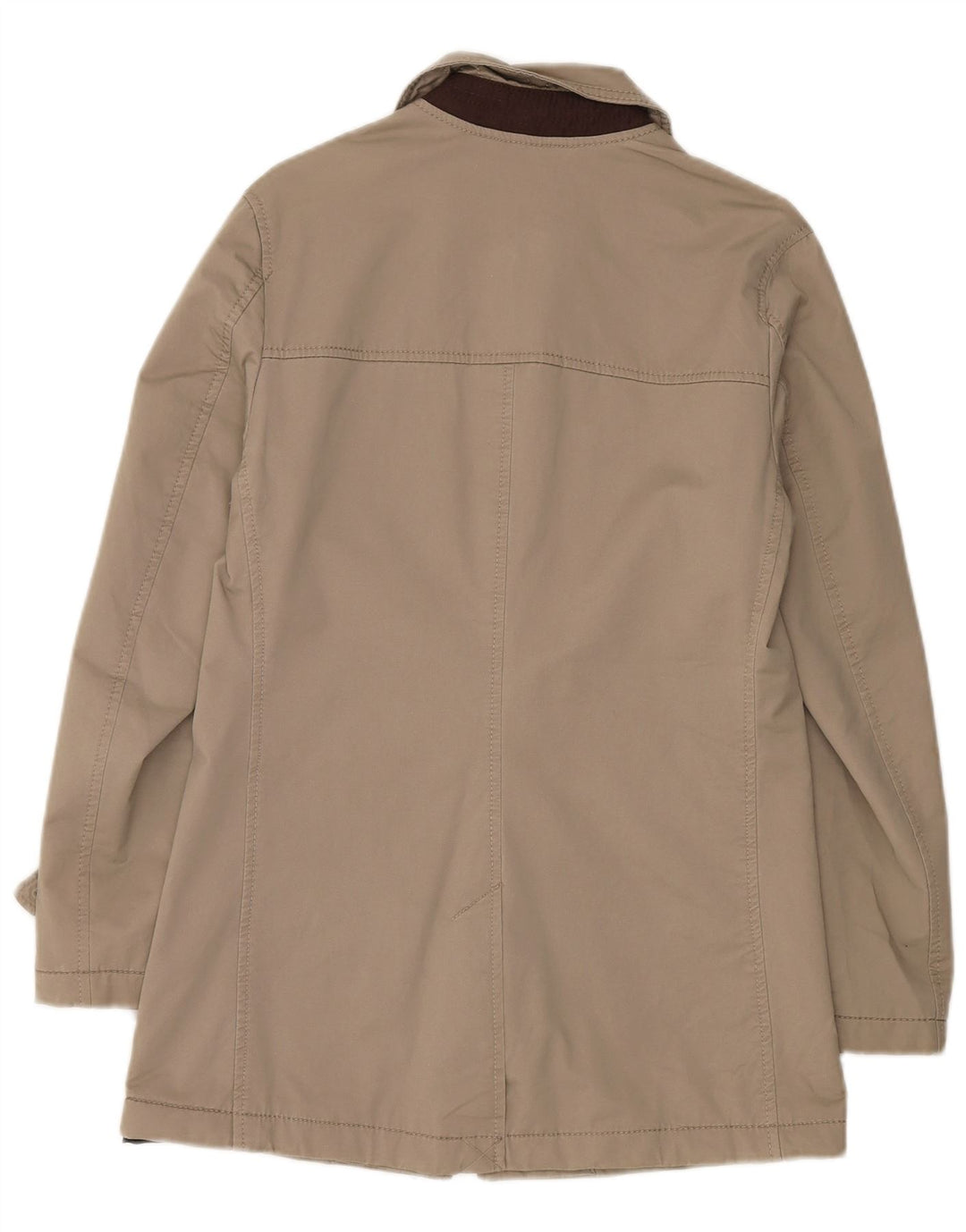 Zara Herrenmantel UK 36 Small Beige Baumwolle