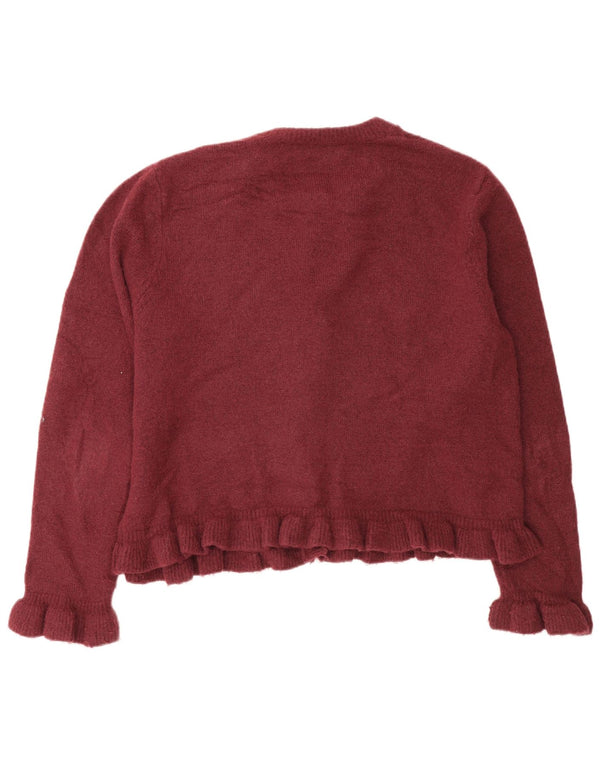 Zara Damen Strickjacke UK 18 XL Burgund