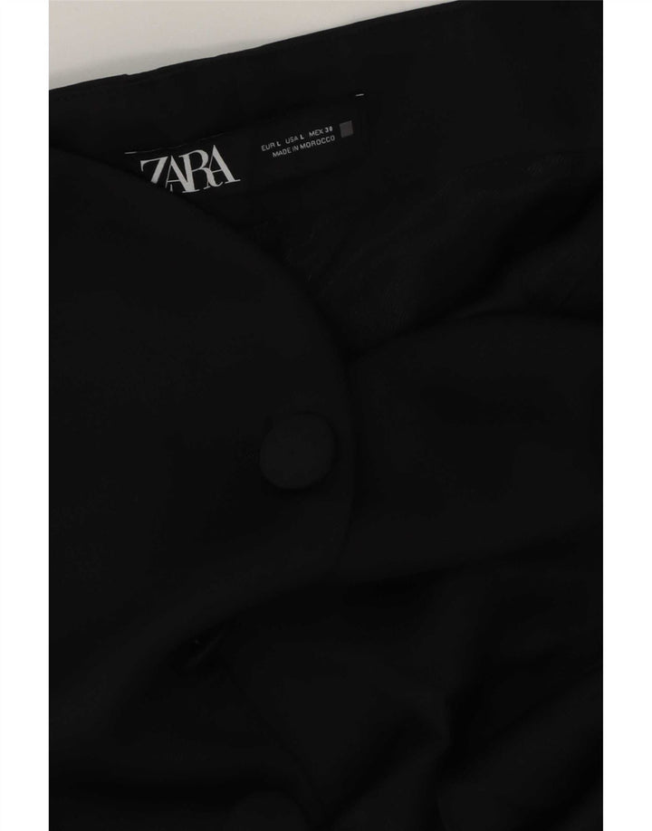 Zara Damen Trägerloses Top UK 14 Large Schwarz