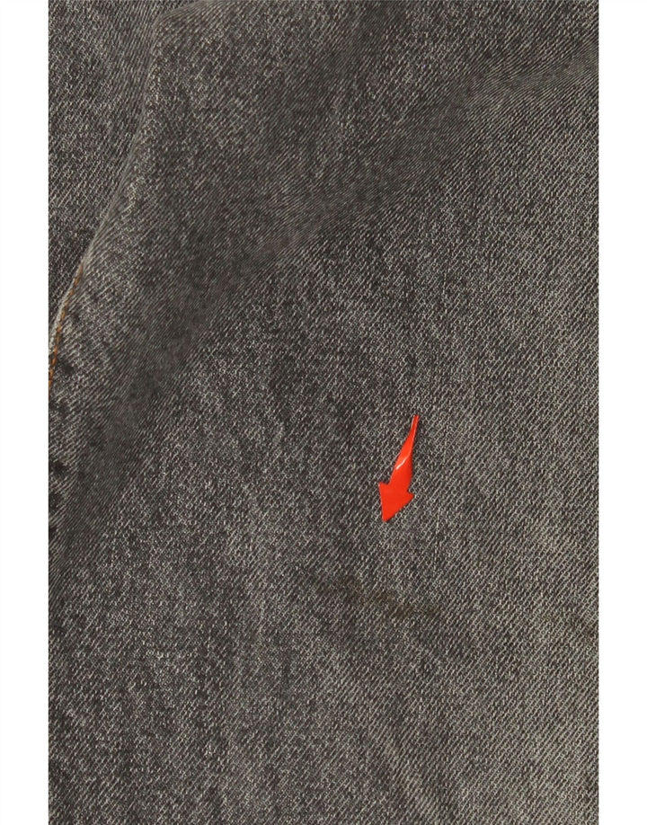 DIESEL Herren Tapered Jeans W30 L29 Graue Baumwolle