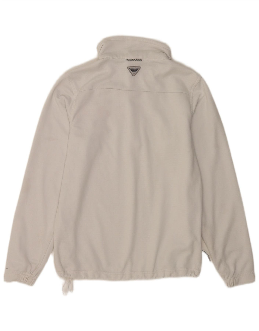 Columbia Herren-Sweatshirt mit Reißverschluss am Hals, klein, graues Farbblock-Polyester