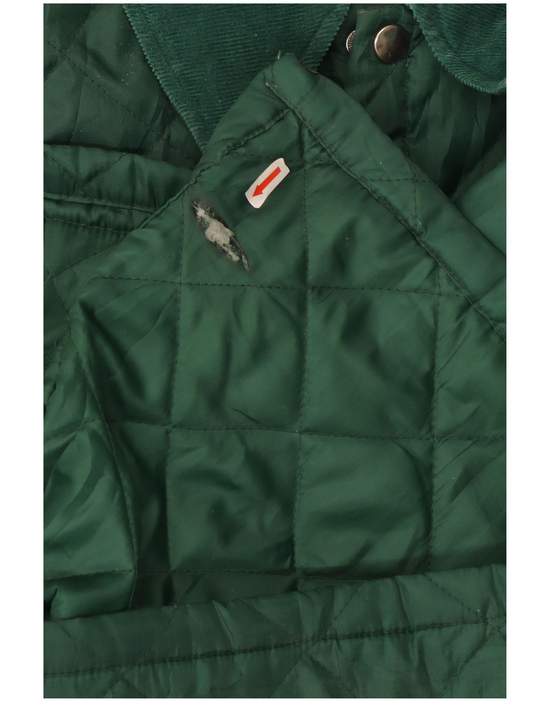 Vintage Herren Steppjacke UK 40 Großes grünes Nylon
