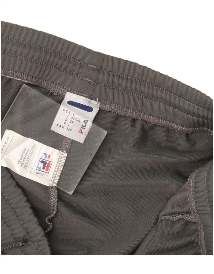 Fila Herren-Trainingshose, großes graues Polyester