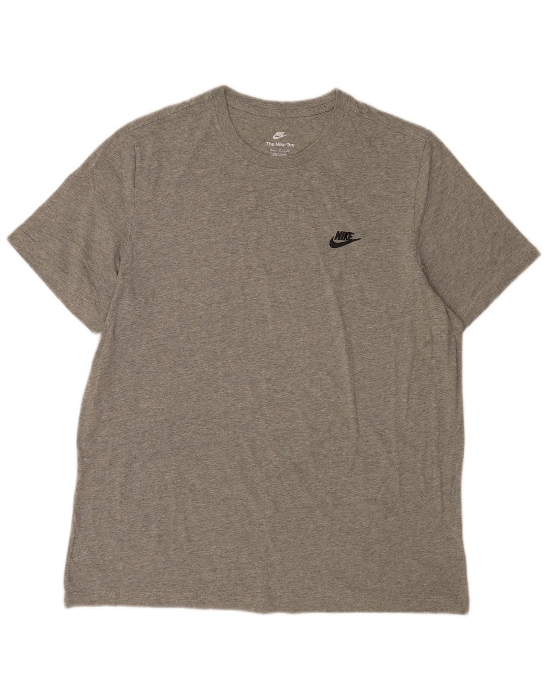 Nike Herren T-Shirt Top XL Grau gefleckte Baumwolle