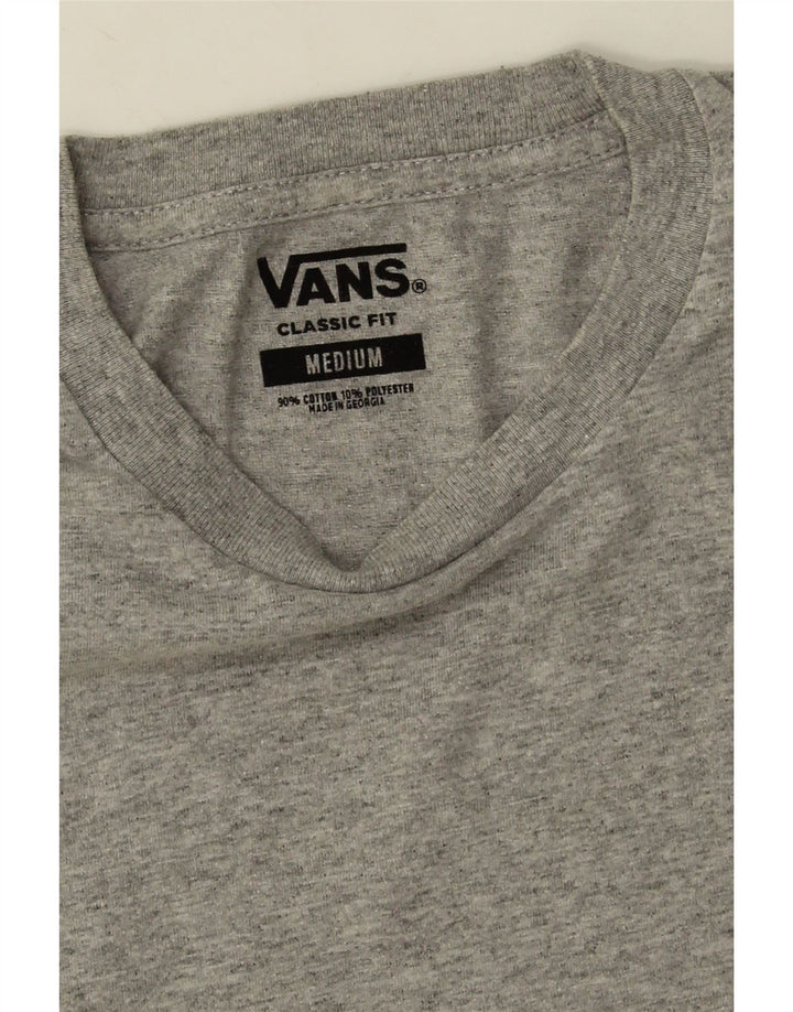 Vans Herren-T-Shirt mit klassischer Passform aus mittelgrauer Baumwolle