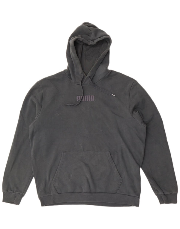 Puma Herren Graphic Hoodie Pullover Große grüne Baumwolle