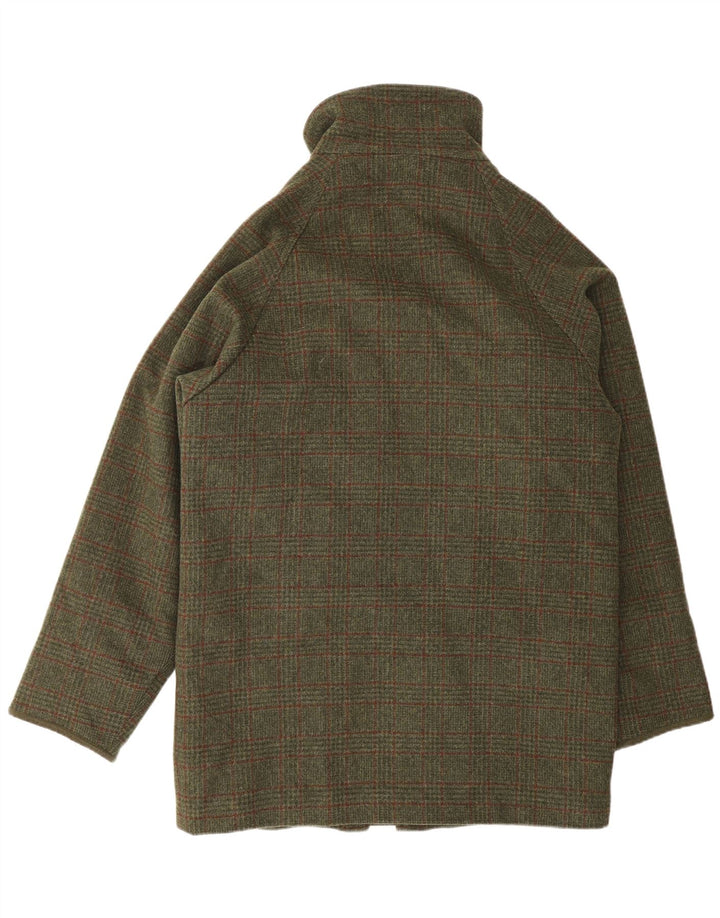 Barbour Herren-Utility-Jacke UK 38 Medium Khaki Plaid Wool