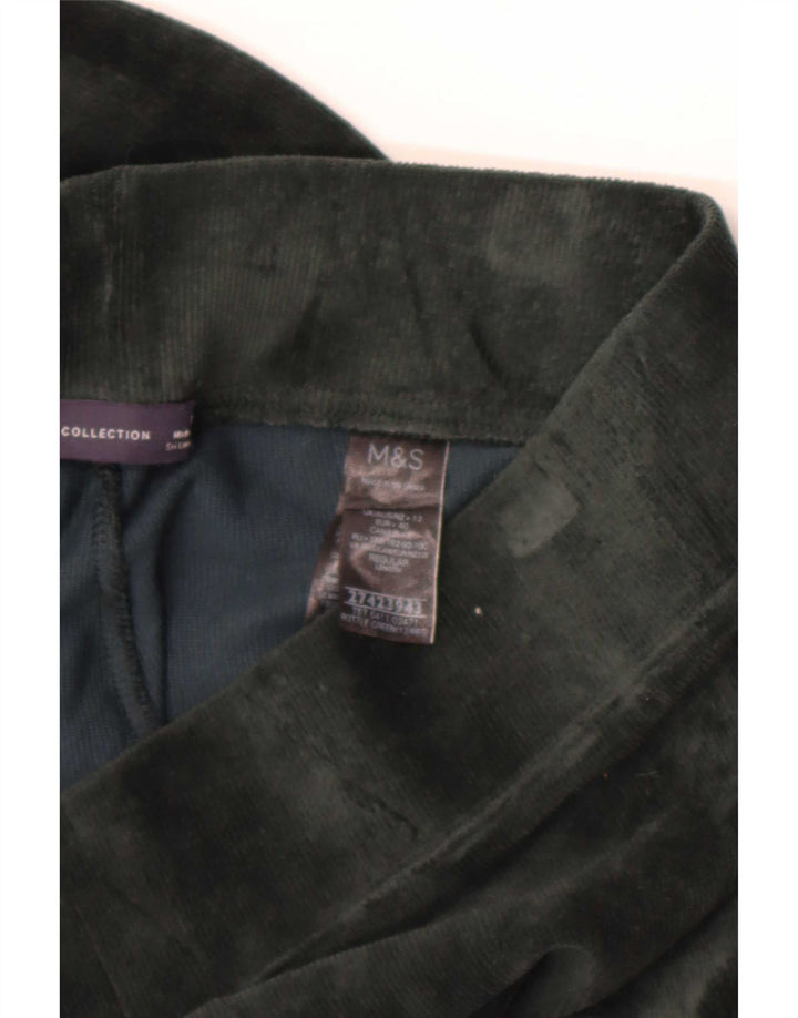 Marks & Spencer Damen Leggings UK 12 Mittelgrüne Baumwolle