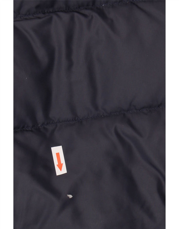 TOMMY HILFIGER Herren Wattierte Weste UK 40 Großes marineblaues Nylon
