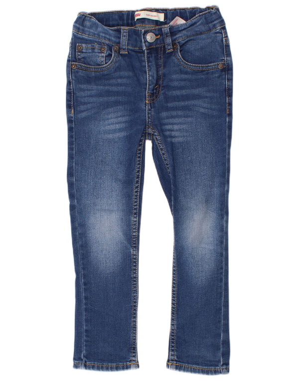 Levi's Röhrenjeans für Jungen, 3–4 Jahre, W22, L17, blaue Baumwolle