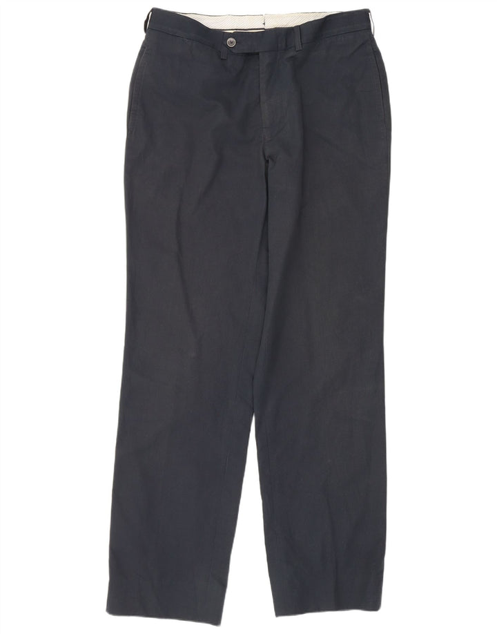 Massimo Dutti Herren-Chinohose, normal, Größe M, W31, L29, Marineblau, Baumwolle
