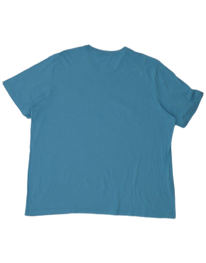 Adidas Herren T-Shirt Top 2XL Blau Baumwolle