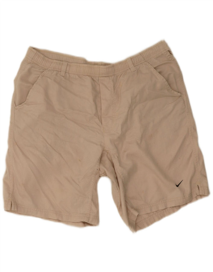 Nike Herren-Sportshorts aus Baumwolle in Mittelbeige