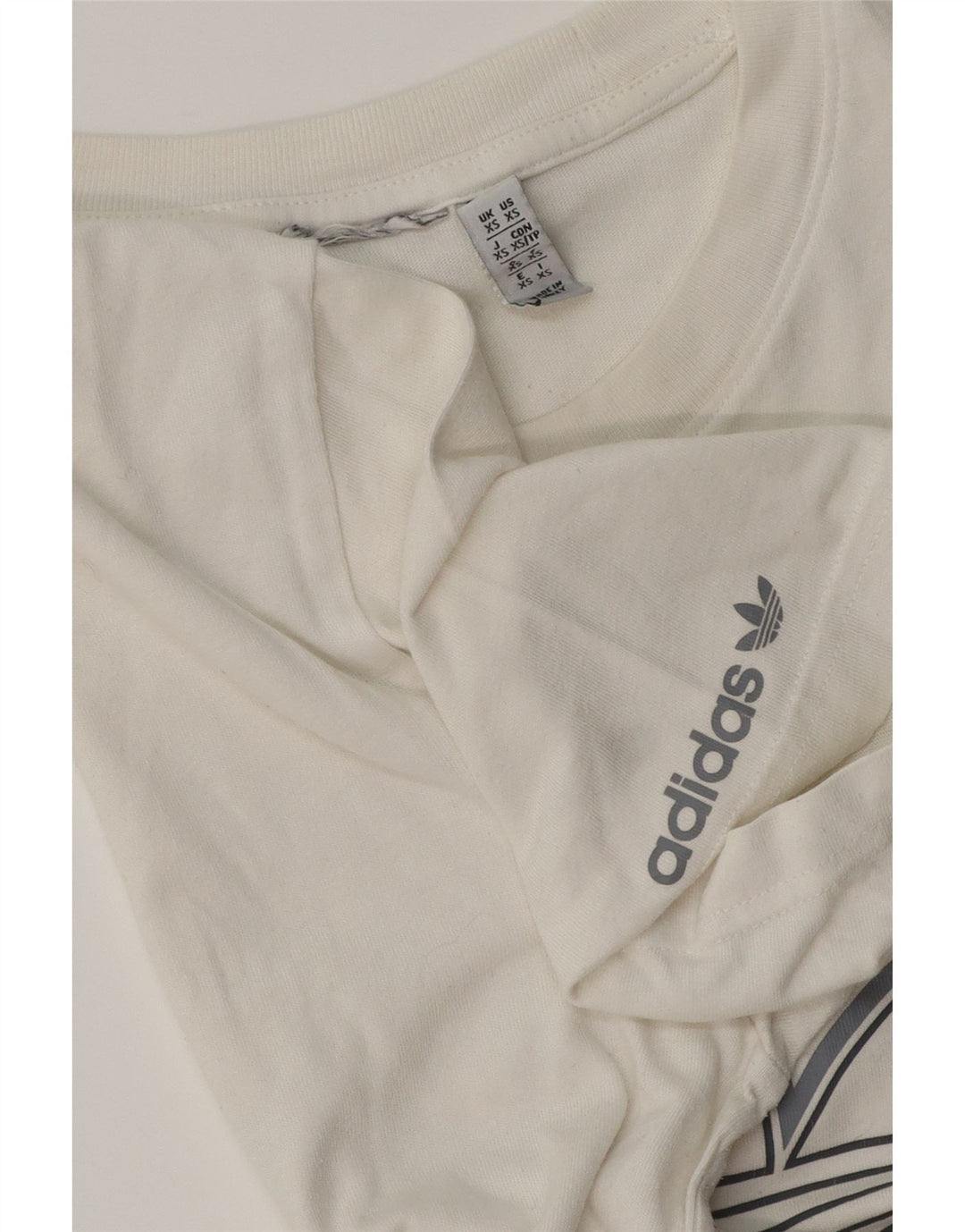 ADIDAS Herren Grafik T-Shirt Top XS Weiß