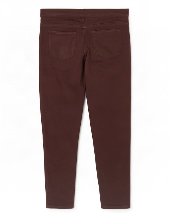 Marks & Spencer Damen Jegging-Jeans UK 18 XL W36 L27 Braune Baumwolle