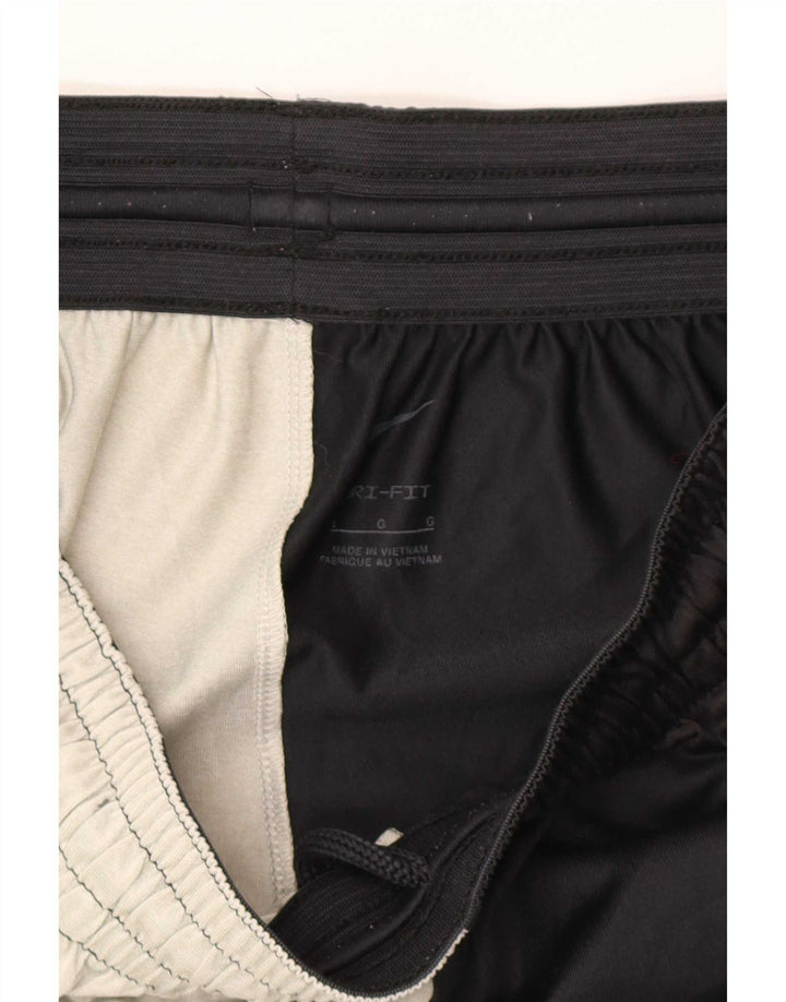 Nike Herren Dri Fit Graphic Sportshorts, groß, schwarzes Farbblock-Polyester