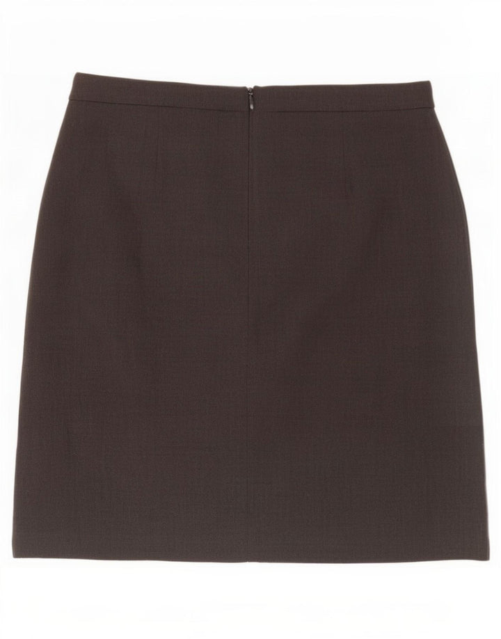 Marks & Spencer Damen Minirock UK 12 Medium W30 Grau Polyester