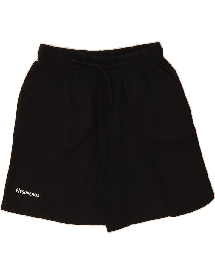 SUPERGA Mens Sport Shorts Medium  Black Cotton Vintage Superga and Second-Hand Superga from Messina Hembry 